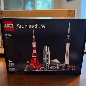 Lego Architecture Tokyo Set - Red, White, Black